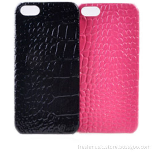 Housing for iPhone with Alligator Leather